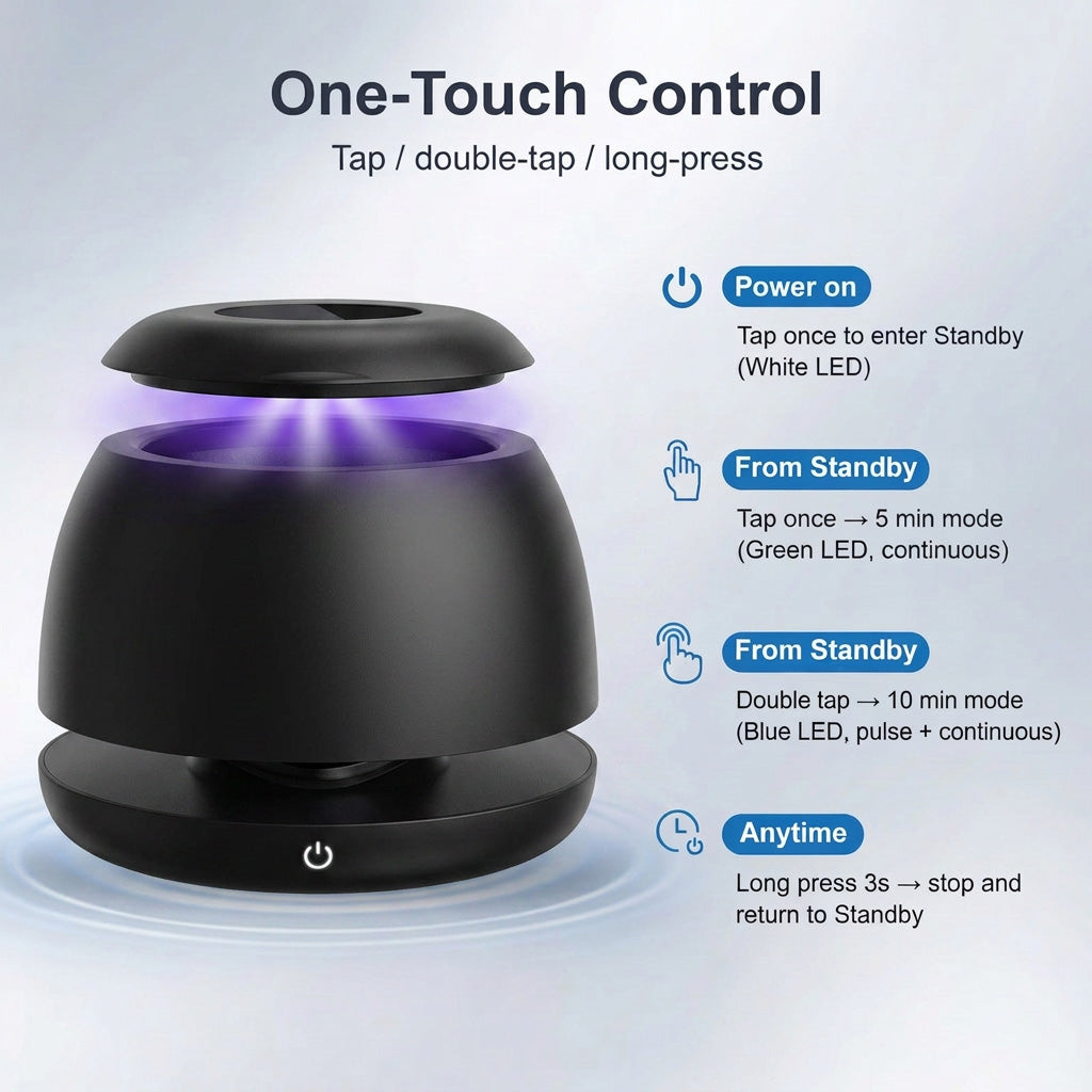 Ultrasonic Cleaning Orb - Black
